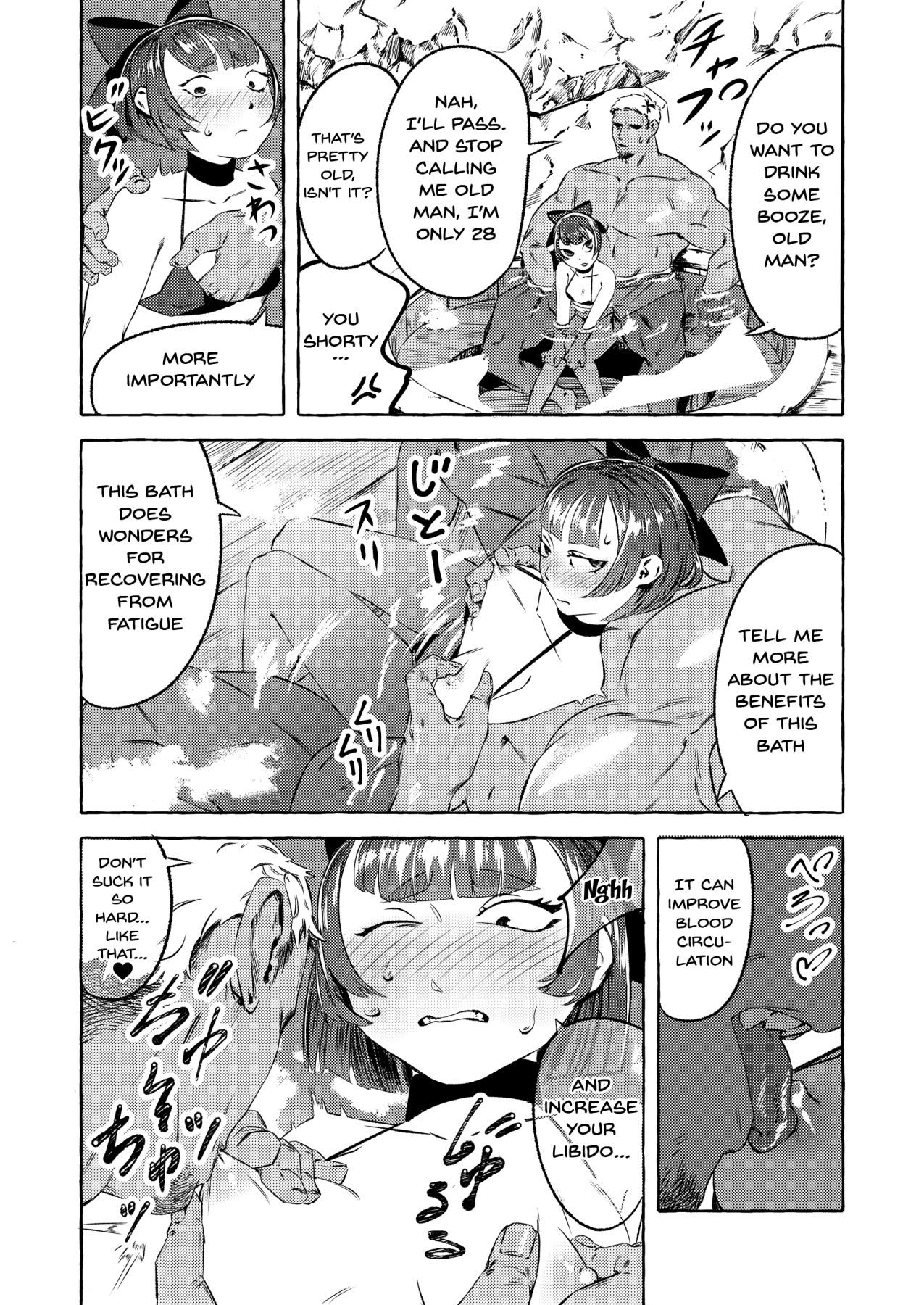 Hentai Manga Comic-The New Bathhouse Prostitute And A Problematic Customer-Read-14